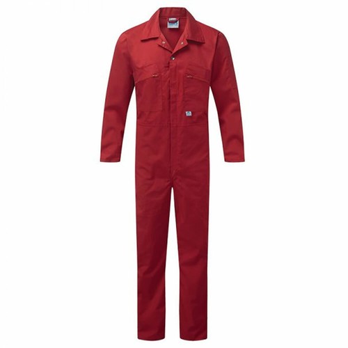 Mens heavy duty boilersuit zip - mens,