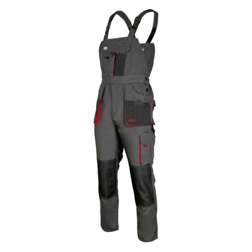 Red bib and brace overalls - bib,