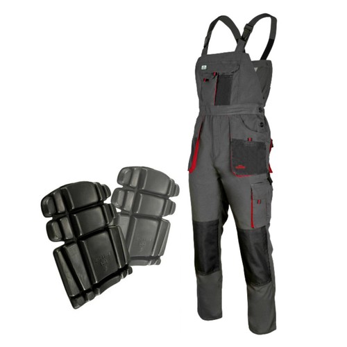 Red bib and brace - red,