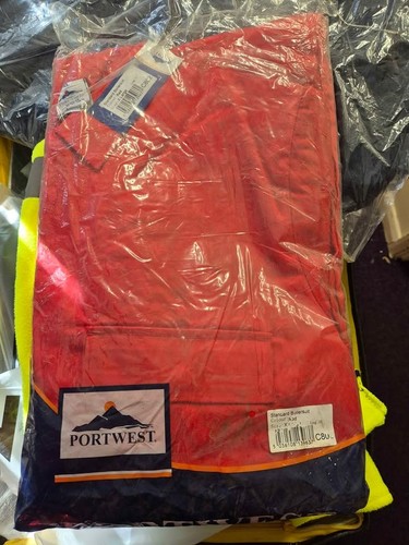 Portwest c802 red boilersuit - c802,