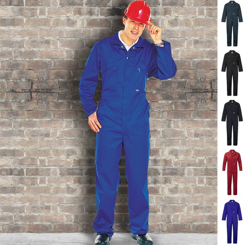 Blue castle boiler suit zip - castle,