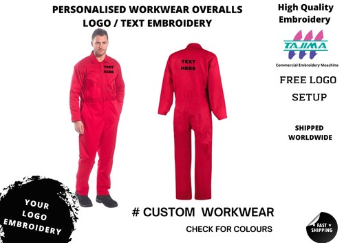 Custom embroidered coveralls - custom,